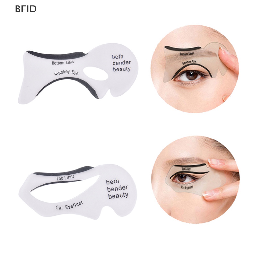 [BFID] Eyeliner Model Stensil Alat Pembentuk Alis Template Kartu Eye Shadow Alat Makeup [ID]