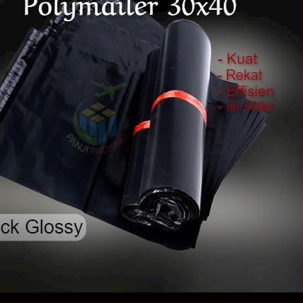

12.12 Terlaris Polymailer uk. 30x40 Kantong Plastik Amplop Packing Online Shop Perekat Polimailer Hitam grosir