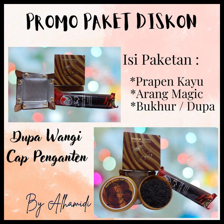 Paket Buhur Salwa Tempat Bakar Kayu Bukhur Dupa Dan Arang Magic Cod
