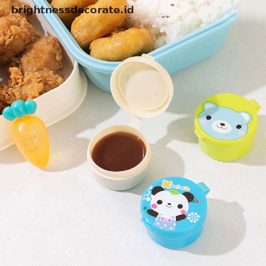 [Birth] 1per3/4pcs Botol Saus Bumbu Mini Wadah Saus Salad Kecap Portable [ID]