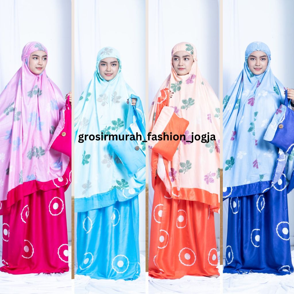 Mukena Jumbo Traveling Premium Mukena Dewasa Mukenah Motif Bunga Mukena Daily Mukenah Rayon