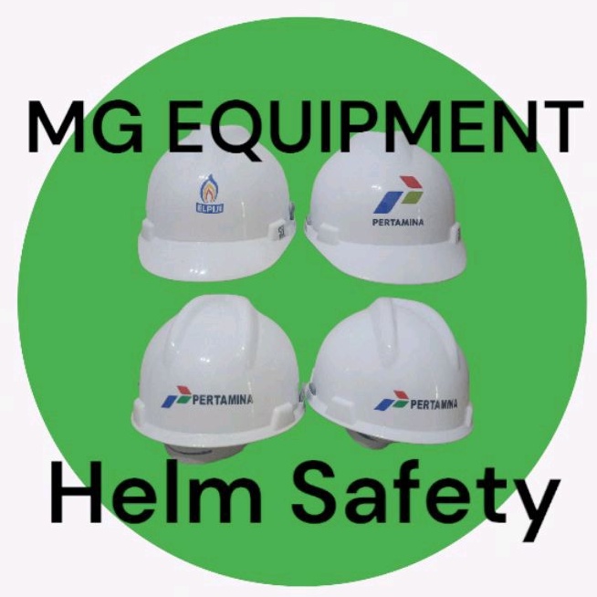 Helm safety Pertamina dan lpg 3kg SNI
