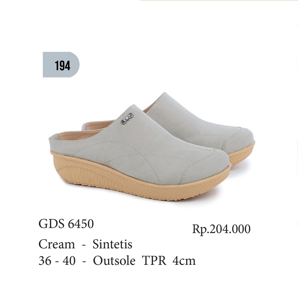 sepatu casual wanita,sepatu bustong wanita, sepatu slip on wanita sepatu garsel gds 6450