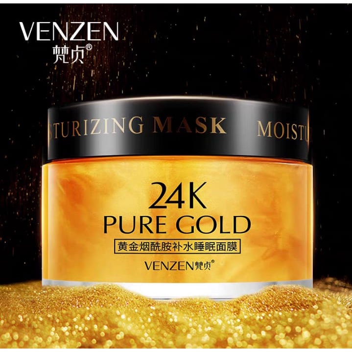 Veze 24k Real Gold Luxury Effect Hydrating Sleep Mask