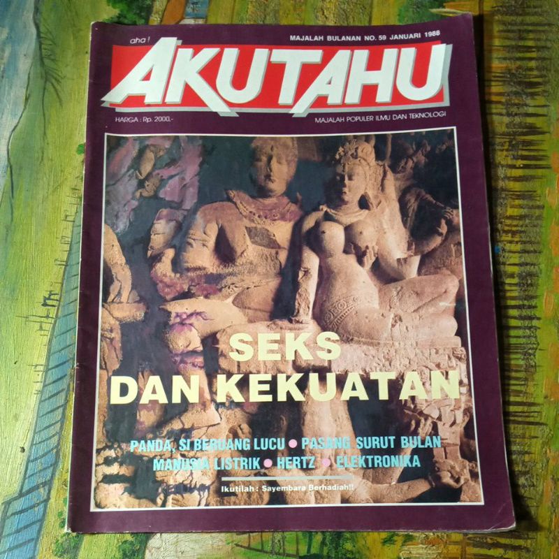 Majalah Aku Tahu no.59, seks dan kekuatan