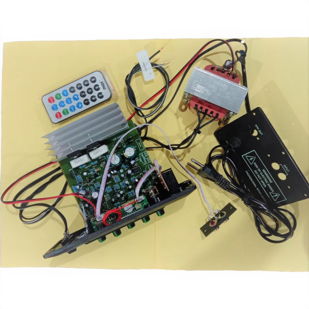 HARGA GROSIR Kit Power Speaker Aktif Mono Bluetooth Trafo 3A Extra 12V **