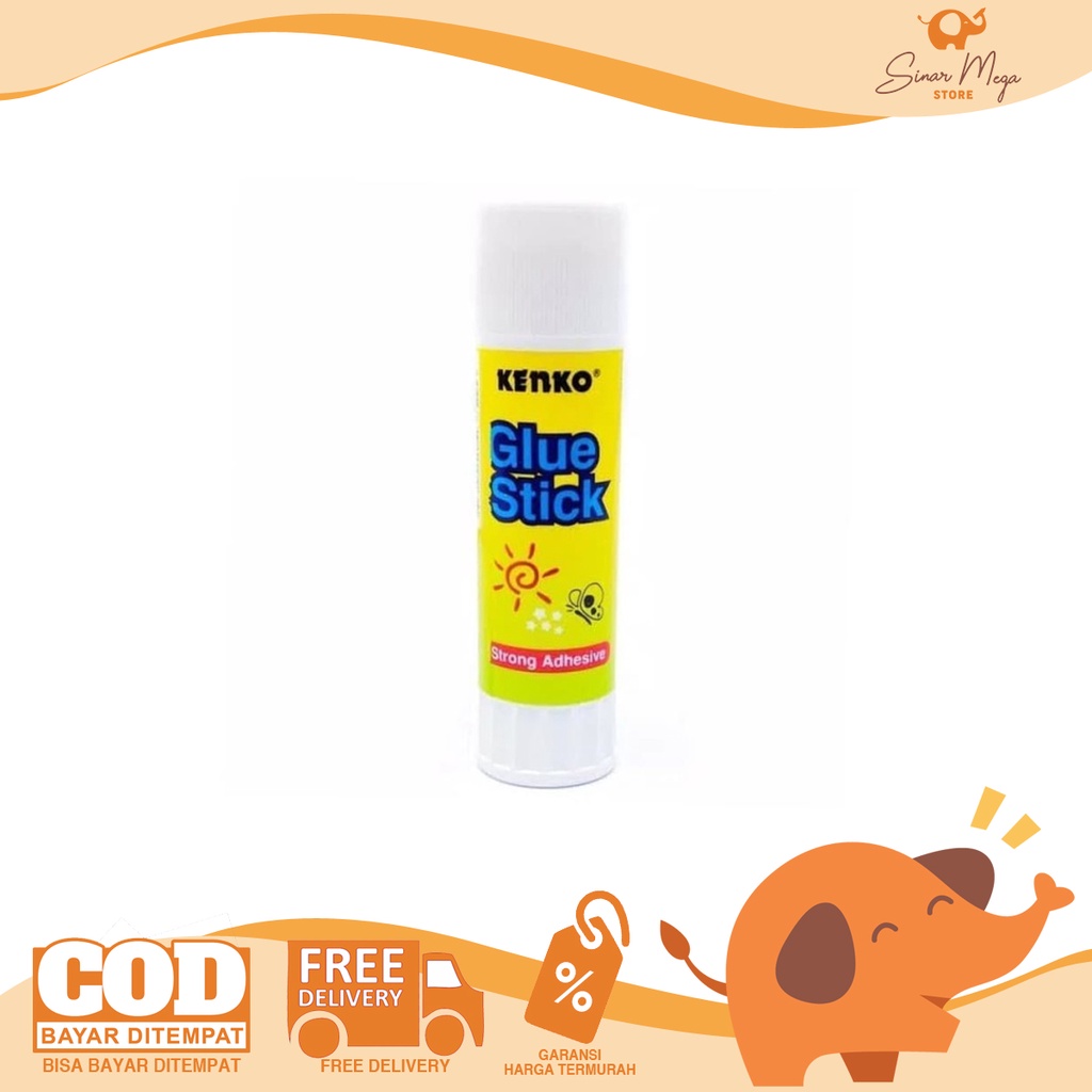 

Kenko Glue Stick 8gr Ecer / Lem Stick Kenko Ecer 8 Gram