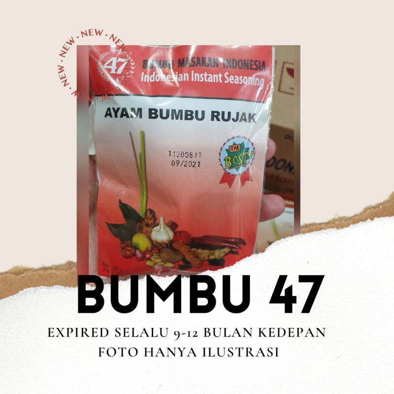 

BUMBU 47 MALANG BUMBU INSTANT - AYAM BUMBU RUJAK