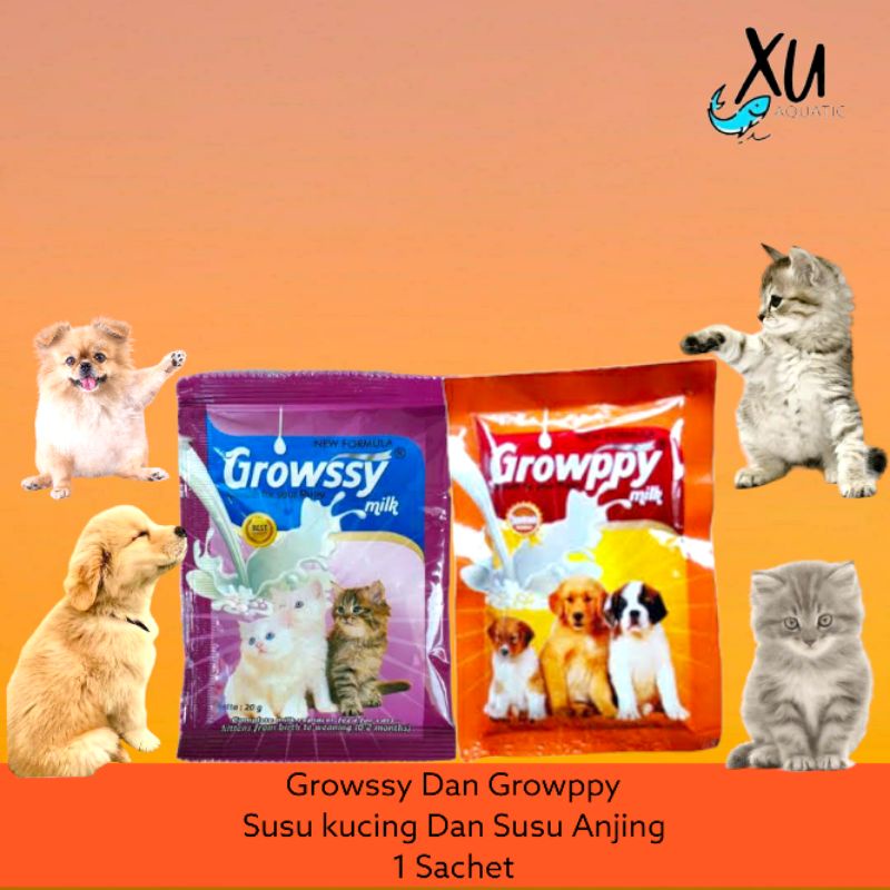 SUSU GROWSSY / SUSU GROWPPY SACHET | SUSU KUCING &amp; SUSU ANJING | GROWSY GROWPY
