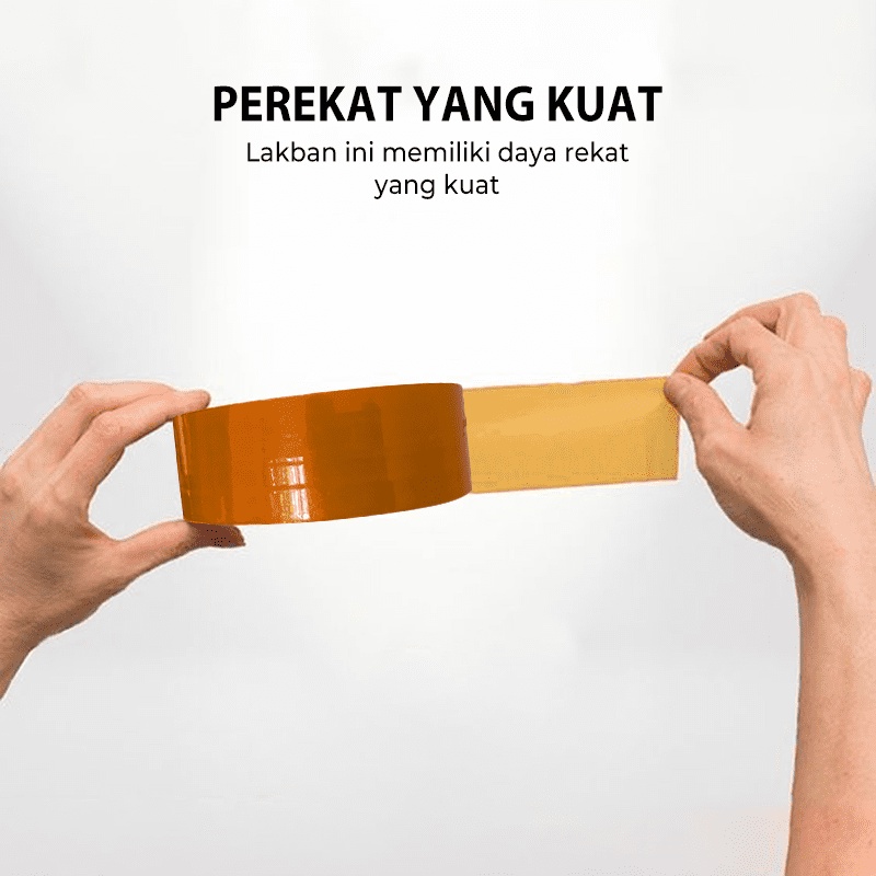 MEREK HORICI MURAH SUPER CLEAR 36mmx90Y LAKBAN BENING DAN COKLAT HORICI TAPE