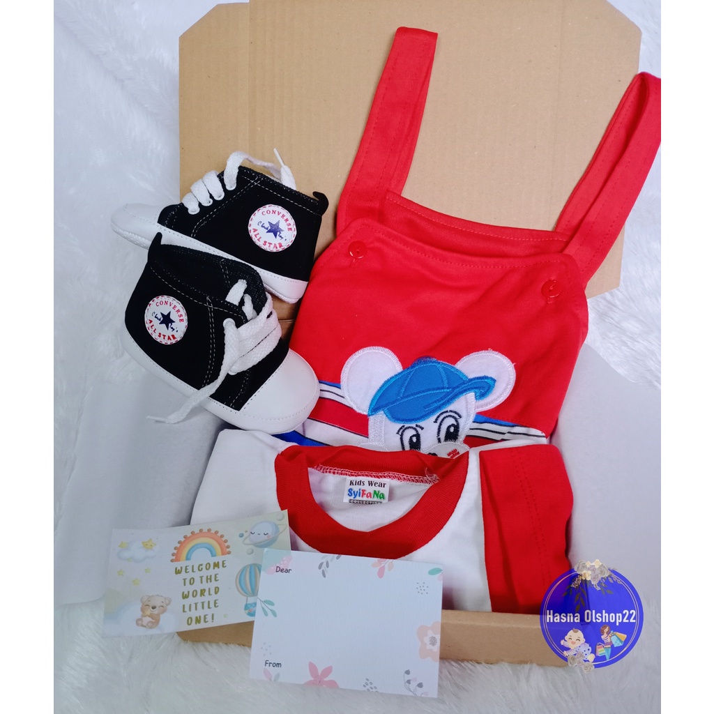 Hampers Anak Laki Laki Perempuan / Kado Aqiqah Bayi / Hampers Anak 3bulan-18 bulan / Hamper Jumper Overall