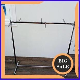 sparepart stand hanger Jemuran Gantungan gawangan display baju toko baju distro lapak kaki lima baza