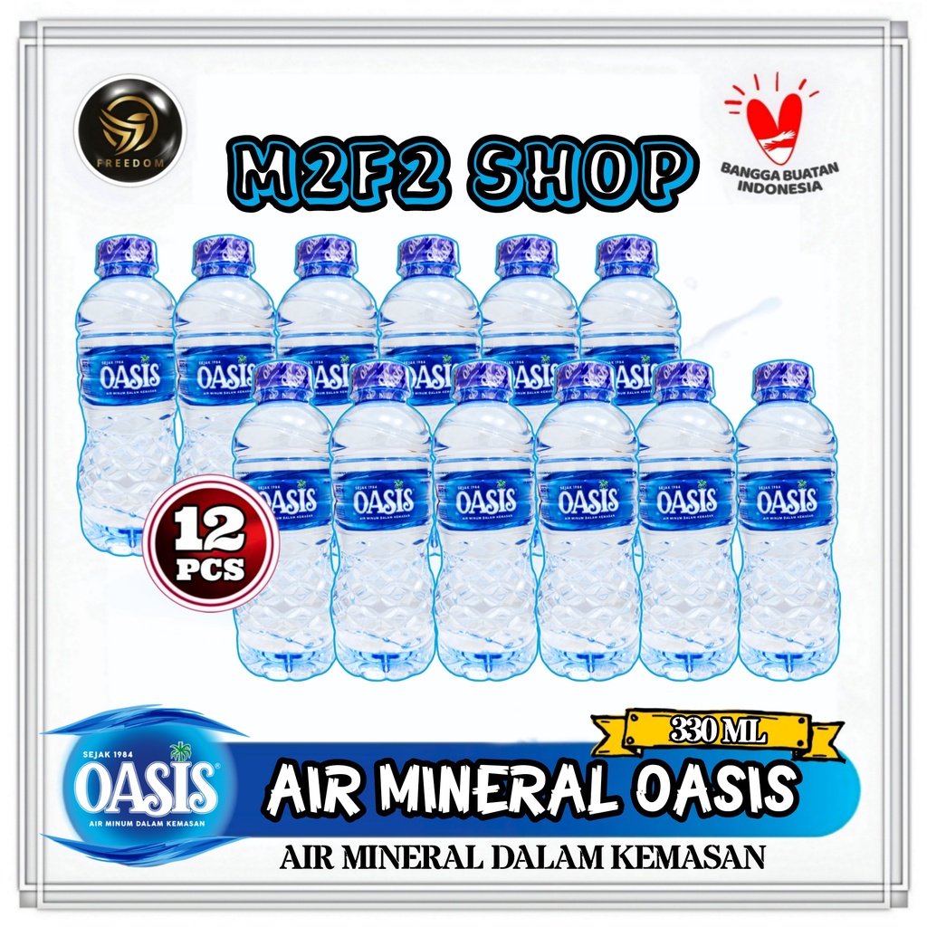 

Air Mineral Oasis Botol Mini Pet - 330 ml (Kemasan 12 Pcs)