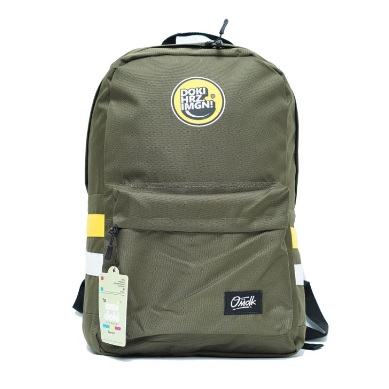 Bagpack Omidoki Tas ransel Aplikasi Ijo Army