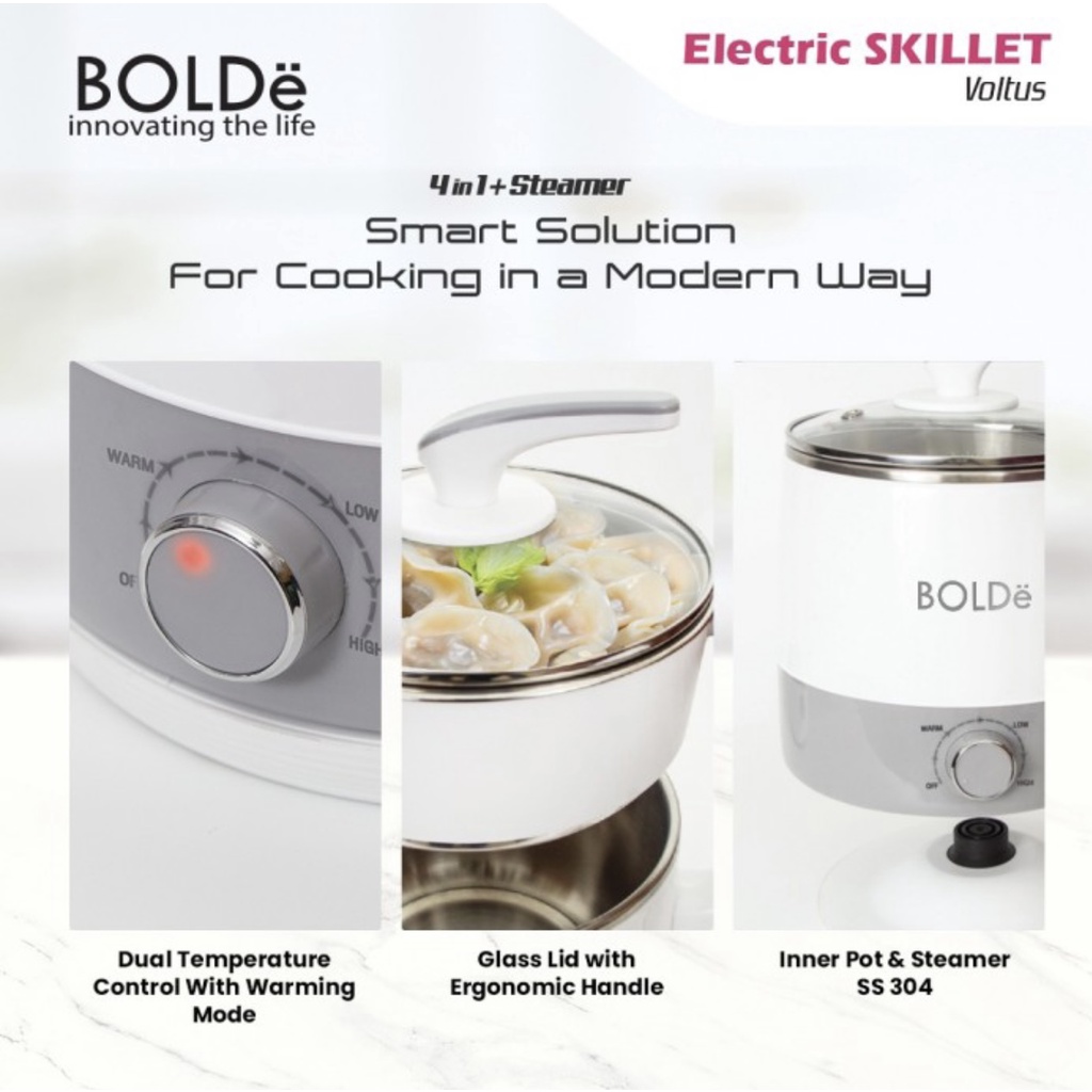 Electric Skillet Voltus - kukusan 4 in 1 elektrik