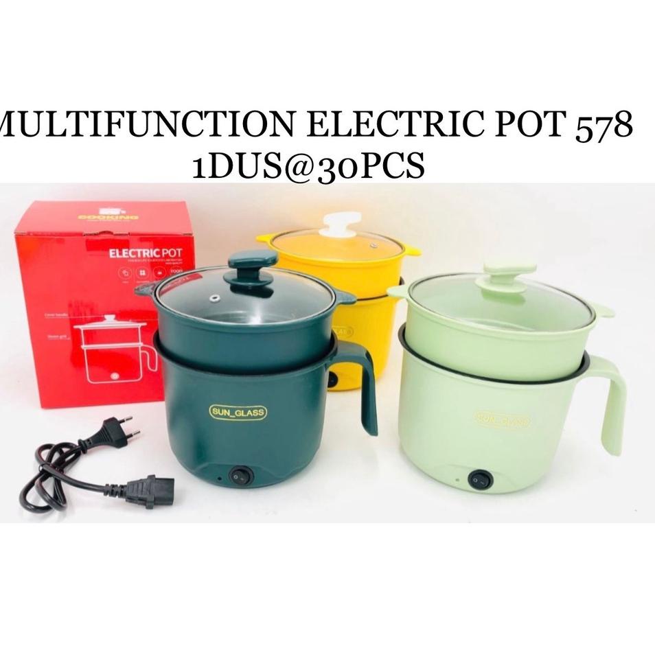 Jual JI Electric Pot Kompor Elektrik Portable Panci Listrik Cocok untuk anak kost mahasiswa