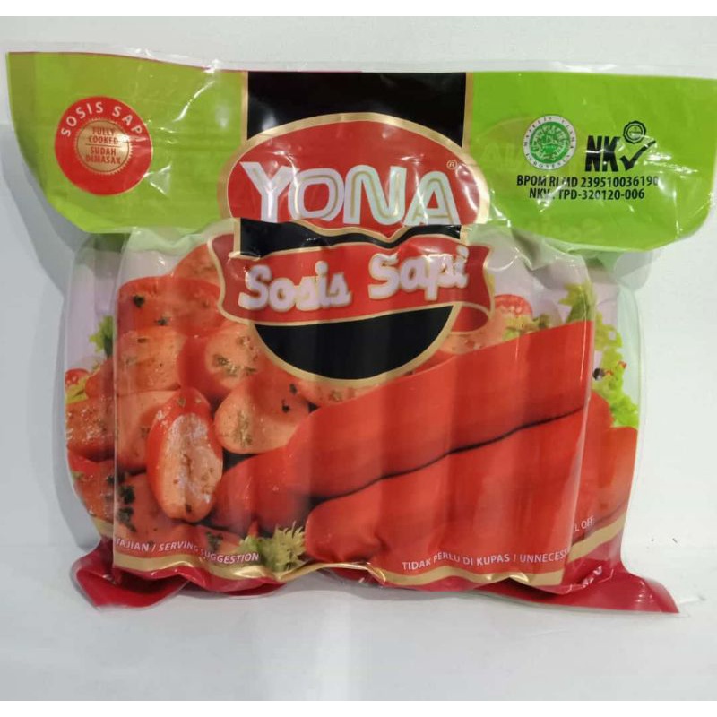 

Yona Sosis sapi merah 450gram