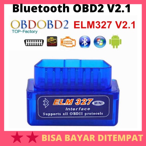 Super MINI Bluetooth OBD2 V2.1 Automotive Test Tool / Alat OBD Car Scan Scen Scanner Scaner Scener C