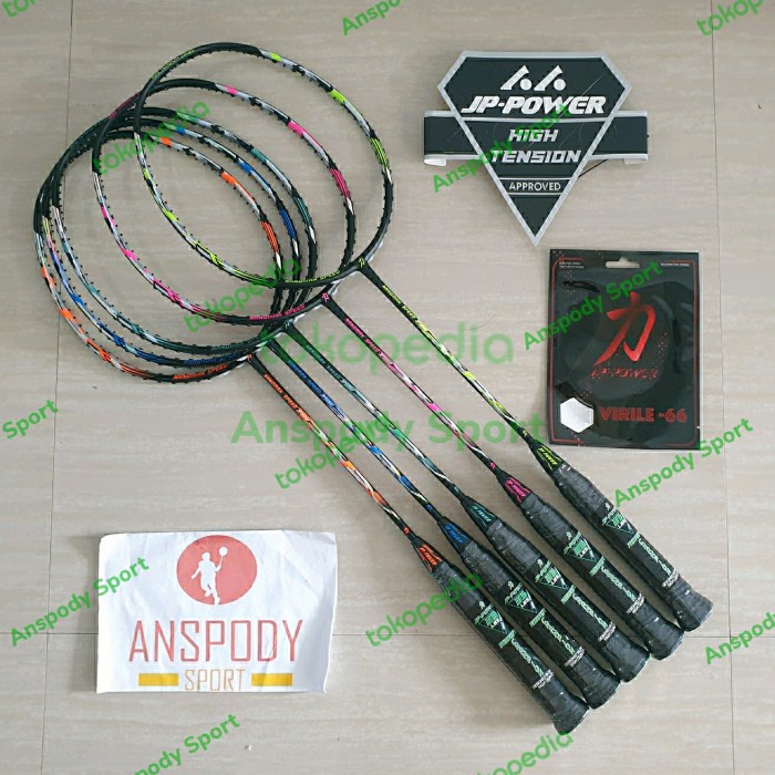 Aman Raket Badminton Jp Power Nanomax Speed 700 Max 35Lbs Terbatas