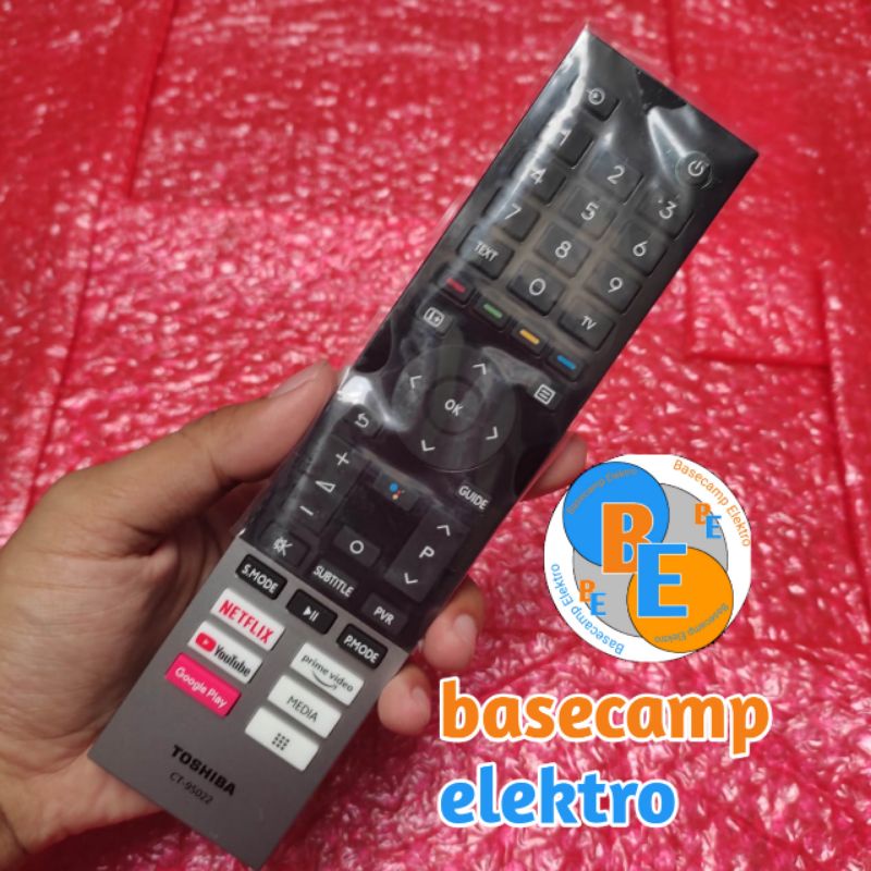 Remot TV TOSHIBA Android TV CT 95022 V35KP C350KP M550KP Series 100% Original Bonus Batu Baterai AAA