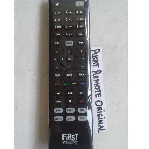 Jangan Sampai Kehabisan❄️ REMOTE REMOT TV KABEL FIRST MEDIA ORIGINAL ASLI HITAM