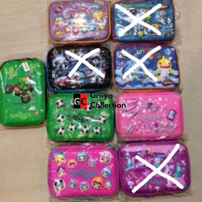 

READY KOTAK PENSIL ANAK SMIGGLE LOOK A LIKE MOTIF TIMBUL 3D / TEMPAT UH654OIK