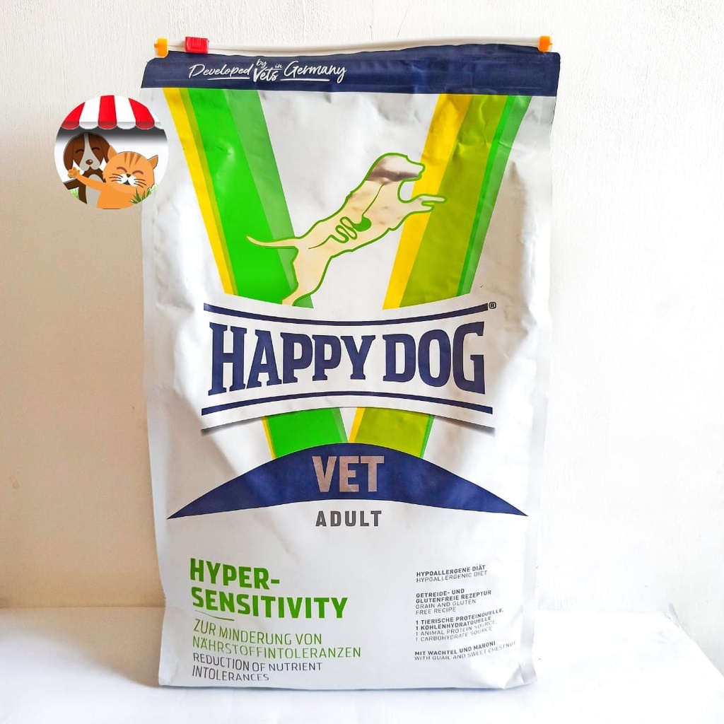 Happy Dog Vet Diet Hypersensitivity 4kg untuk Alergi Makanan