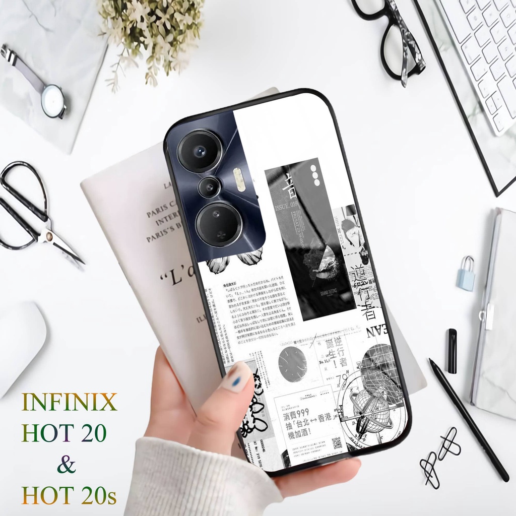 Softcase Kaca INFINIX HOT 20 HOT 20S HOT 20i- Case Handphone INFINIX HOT 20 HOT 20S HOT 20i [T75].