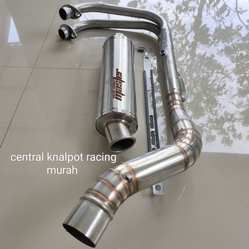 KNALPOT RACING MASTER JP NEW TITANIUM FULL SYSTEM NINJA 250 KARBU CBR250RR R25 DLL