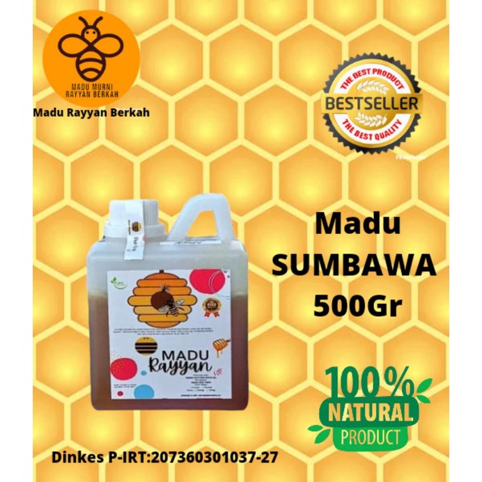 

Madu asli sumbawa 500gr 100% Pure Raw Honey Asli Alami
