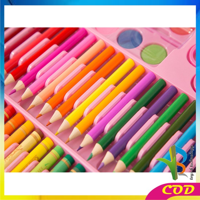 

Terlaris ✨ -RB-A28 Crayon Set Pensil Warna Isi 150PCS Alat Tulis Colouring Book - BIRU-ISI 150PCS- 2.1.23