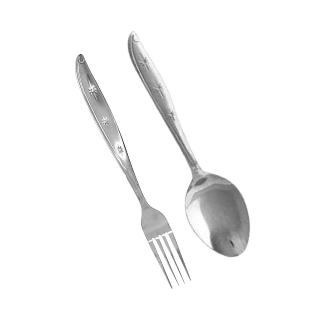 [1PACK 12PCS] Sendok Makan Stainless 30GR / Garpu Makan 30GR / Sendok Set Stainless Steel 30GR