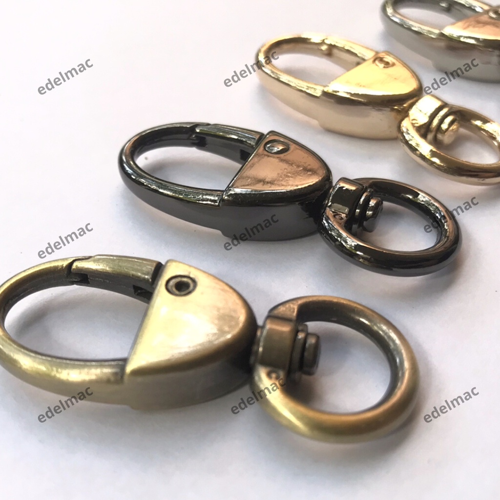 Gesper Oval Kait Tas | Gantungan Kunci Bag Straps Hardware | buckles Pet Leashes