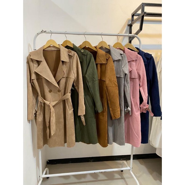 LONG COAT / LONG SUEDE IMPORT / COAT SUEDE