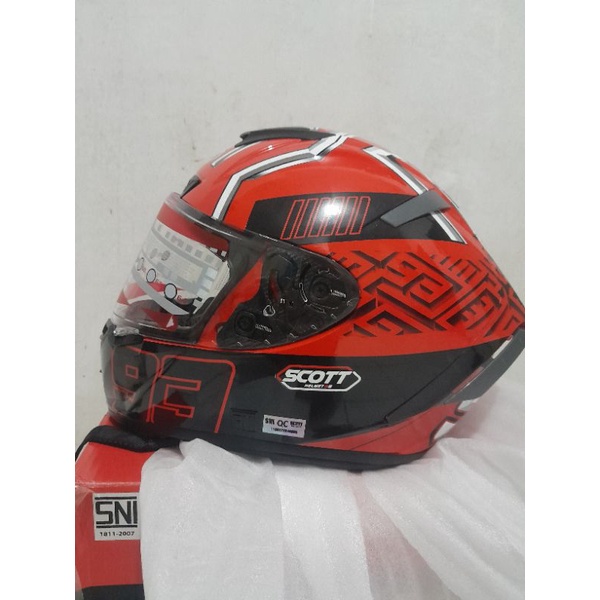 helm scott rx7 ( copy shoei)