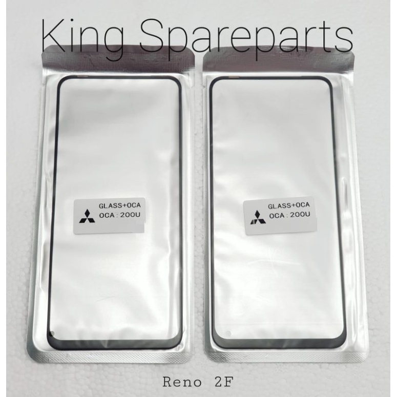 KACA GLASS LCD + LEM OCA OPPO RENO 2F BLACK