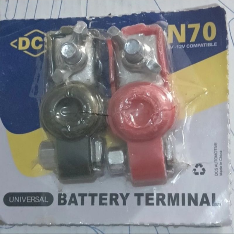 Jual KEPALA ACCU/ KLEM AKI PLAT+ TUTUP NS70 . harga utk 1set sesuai