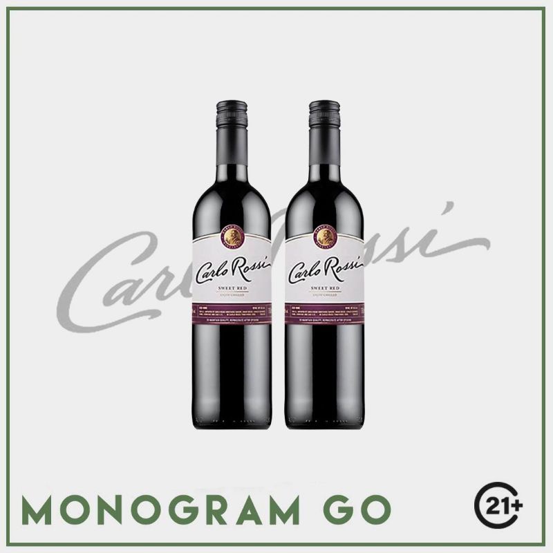 Jual Carlo Rossi American Sweet Red Wine Ml Bottles Shopee Indonesia