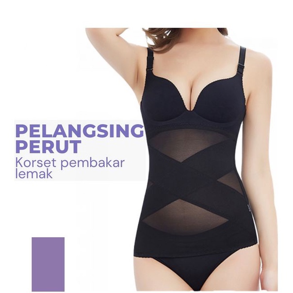 Waist Shaper Korset  Pelangsing Pengecil Perut Buncit