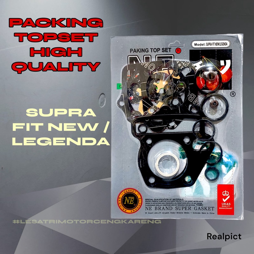 PACKING TOP SET TOPSET SUPRA FIT REVO 100 LEGENDA KFL CHERRY ISO 2000