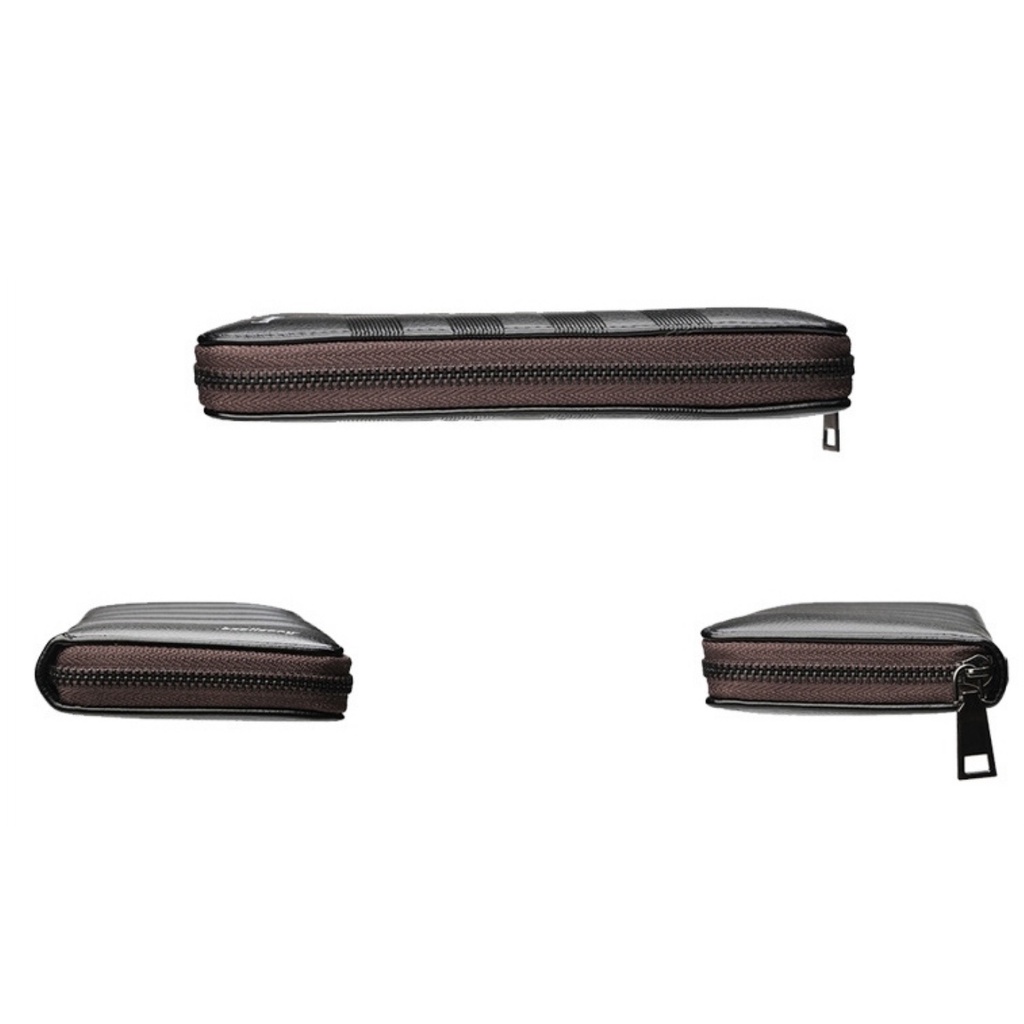 DOMPET PANJANG WANITA BAELLERRY ORIGINAL KOREA NOBELA WA640B5 PREMIUM BATAM CEWEK MURAH BRANDED KULIT HITAM TALI PENDEK RESLETING KARTU KOIN KEKINIAN