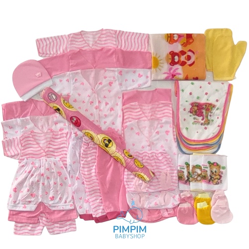 Paket Baju Bayi Baru Lahir LENGKAP 35 Pcs Bedong dan Perlak Paket Lahiran Komplit Murah Set Kado Hadiah Baju Baby Newborn Hemat