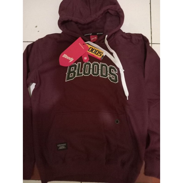 HOODIE BLOODS Bevel 04 Maroon