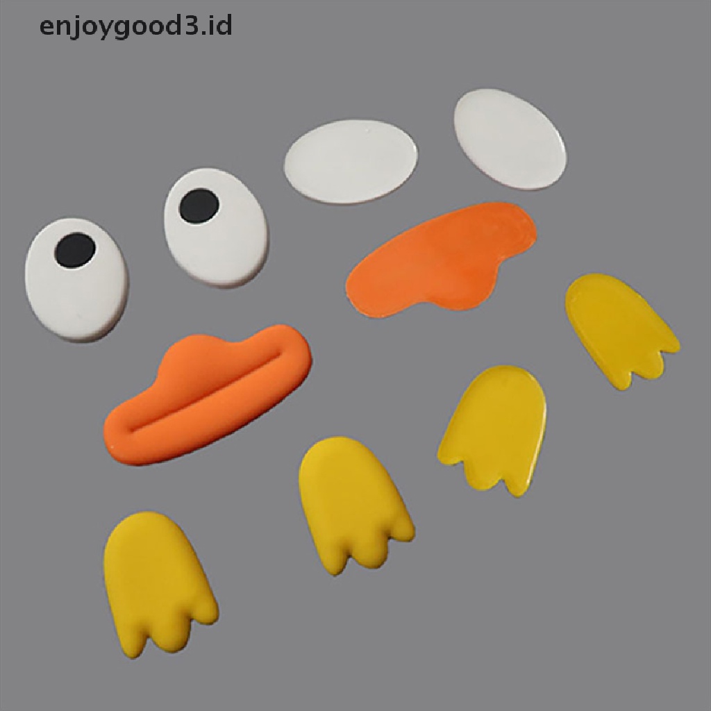 [Rready Stock] Silikon Bebek Kuning Kecil Ponsel case Perhiasan diy Aksesoris Kartun Tiga Dimensi Lucu Besar-billed duck patch Bahan Hias (ID)