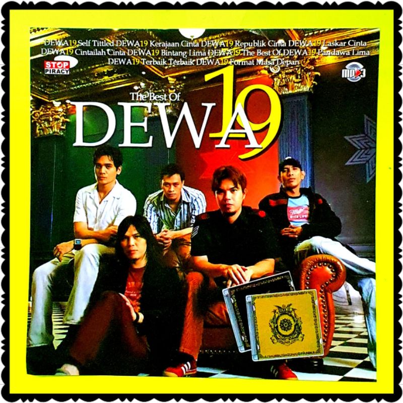 KASET MP3 CD AUDIO LAGU BAND DEWA 19 LENGKAP FULL ALBUM