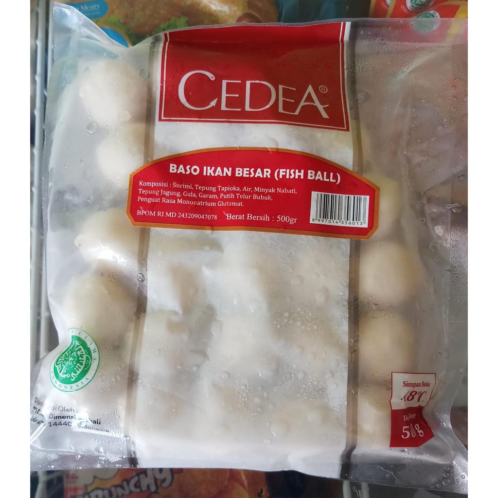 

CEDEA BASO IKAN BESAR (FISH BALL) 500GR