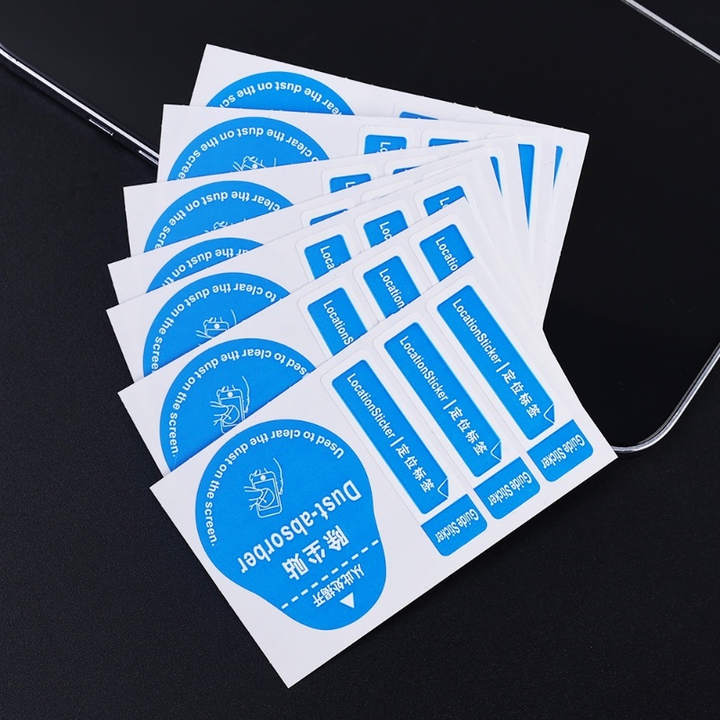 1/10pcs Kertas Penghilang Debu Untuk Ponsel Lensa Kamera LCD Watch Tempered Glass Screen Protector Cleaning Dedust Sticker