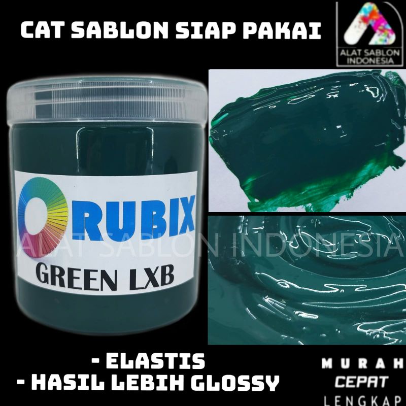 

CAT SABLON PASTA GL RUBBER WATER BASED CAT AKRILIK GREEN LXB 500GR