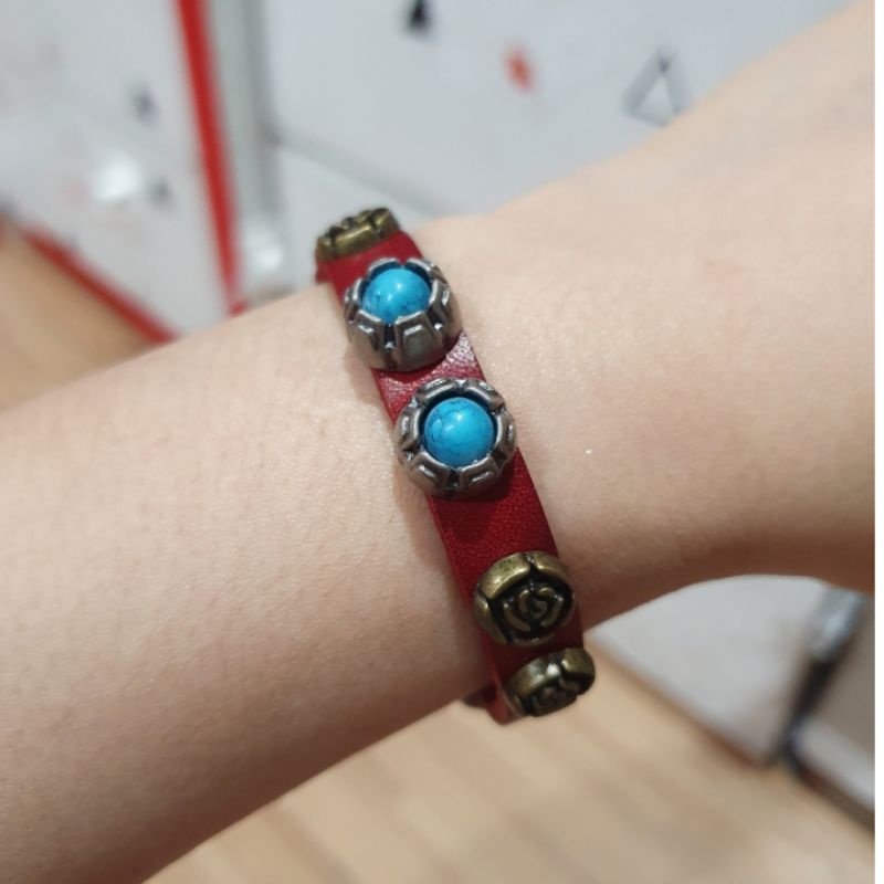 Gelang kulit branded band Premium Quality Anti karat Gelang tangan kulit import /gelang Tangan Wanita branded Band bahan kulit G559