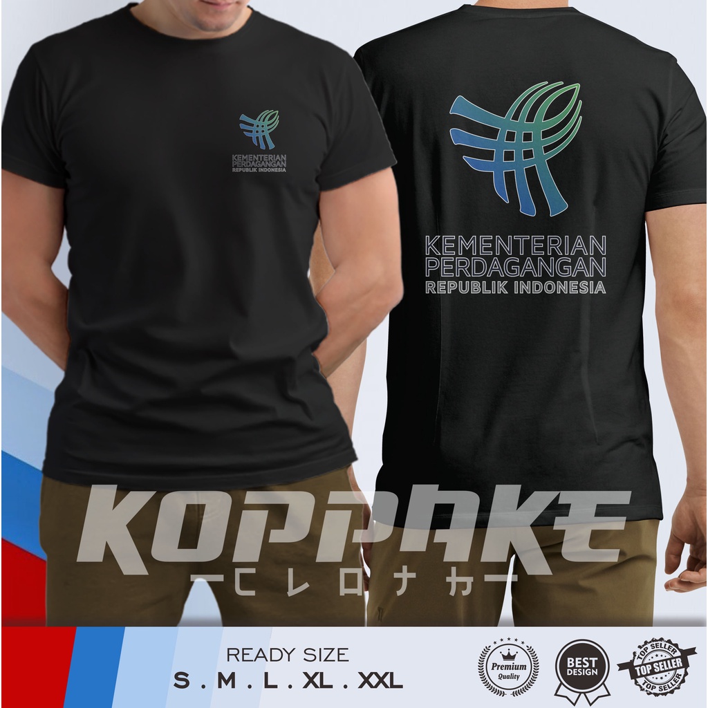 Kaos Baju KEMENDAG Kementerian Perdagangan Kaos Pemerintahan Distro
